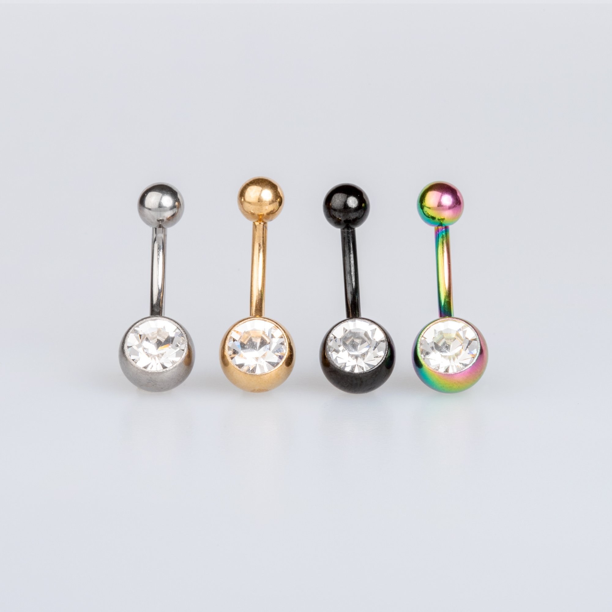 Piercing Titanyum  Göbek 10mm Bar İlk Delim