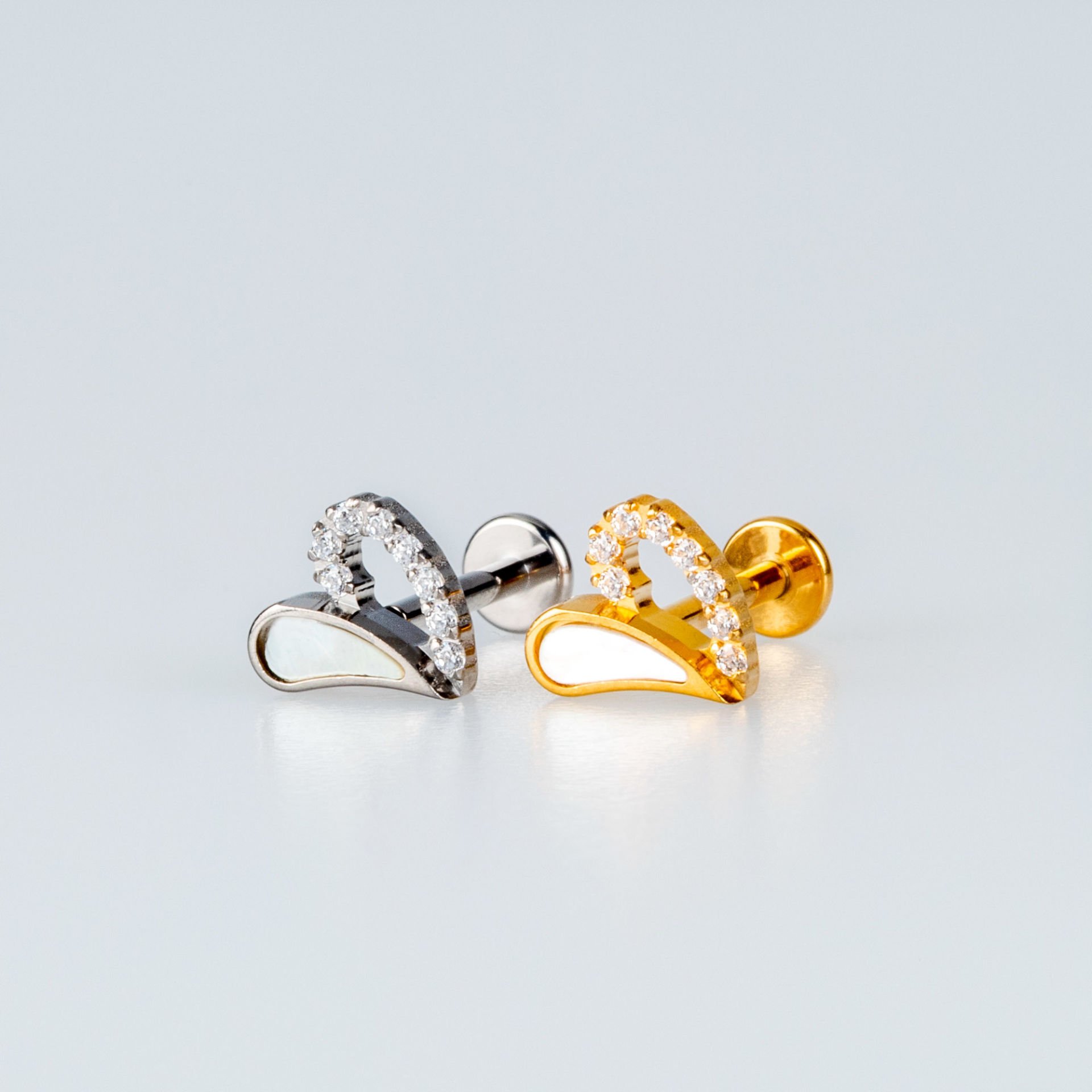 Piercing Titanyum Tragus Kalp