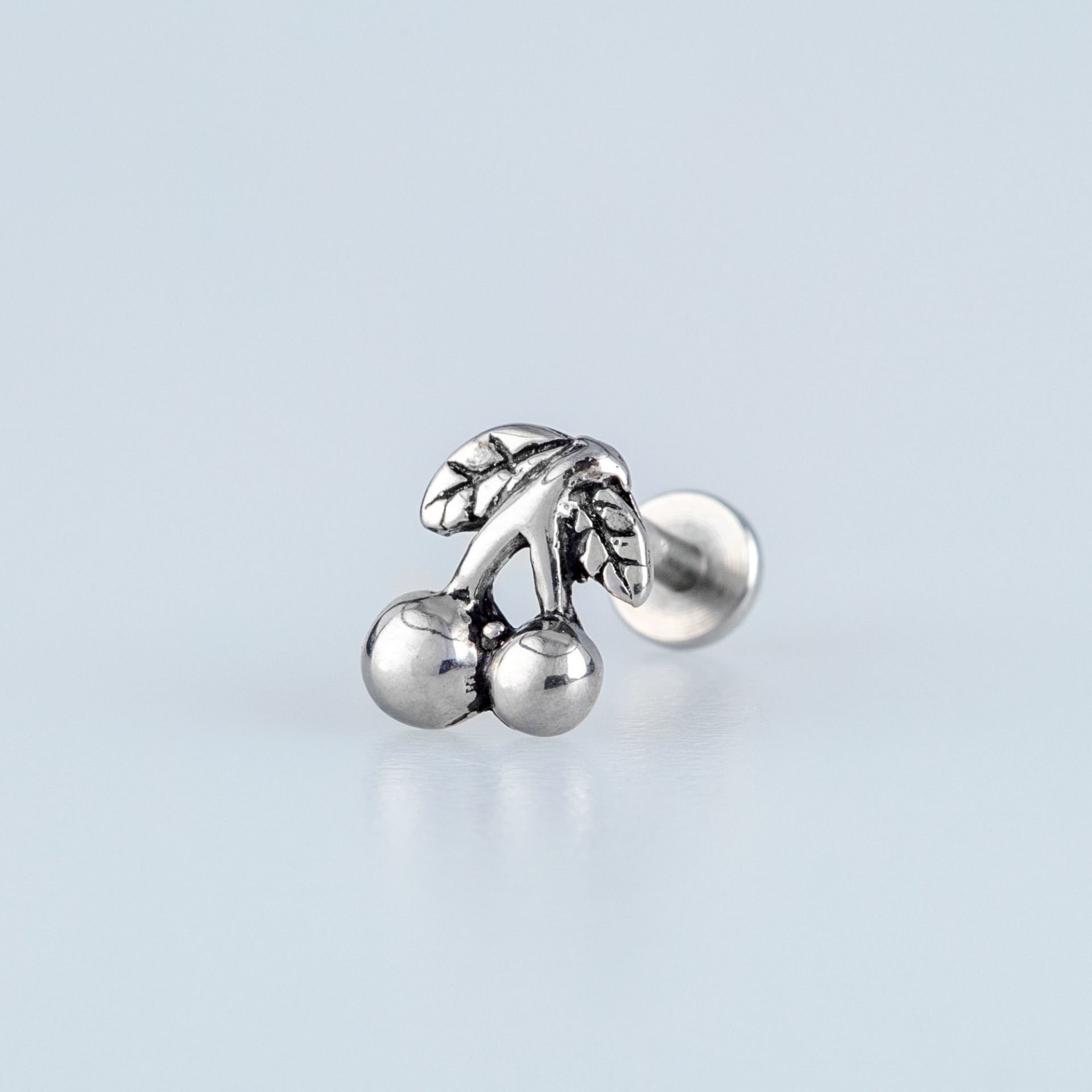 Piercing Steel Tragus Cherry