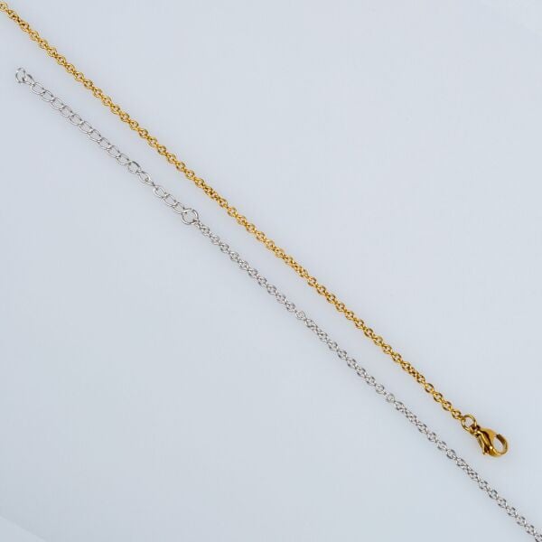 Çelik Zincir Kolye 2mm Kalınlık