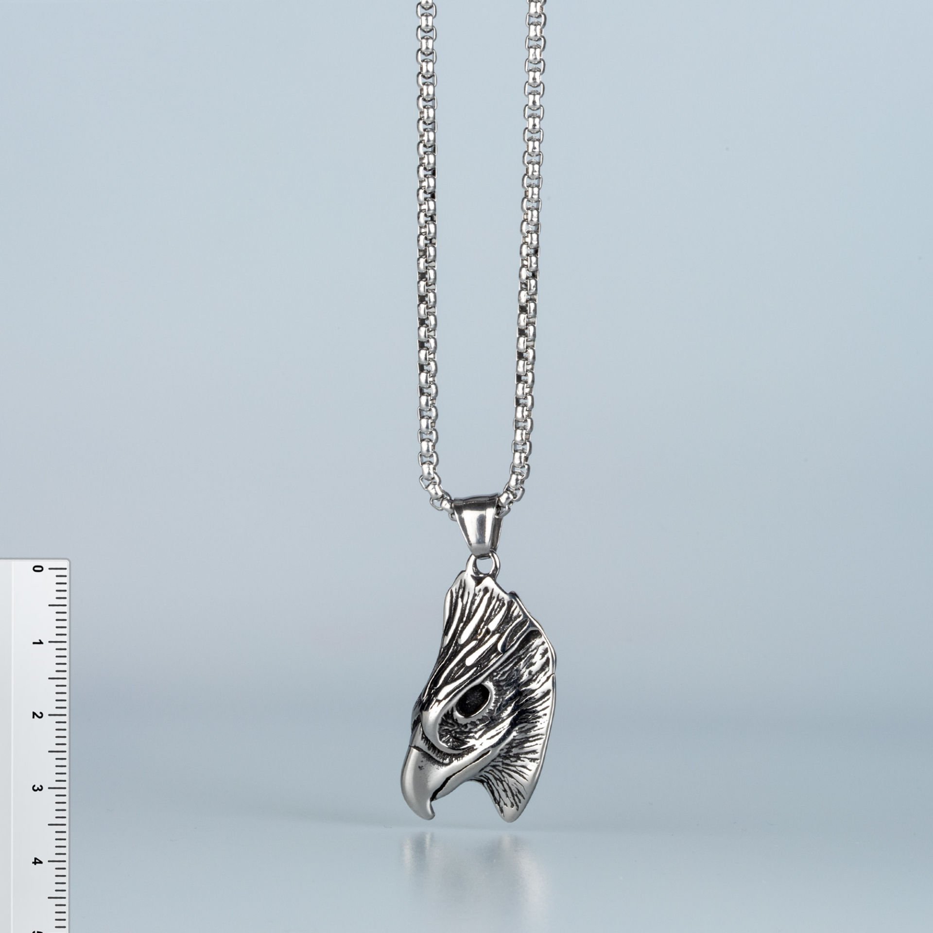 Steel Necklace Eagle