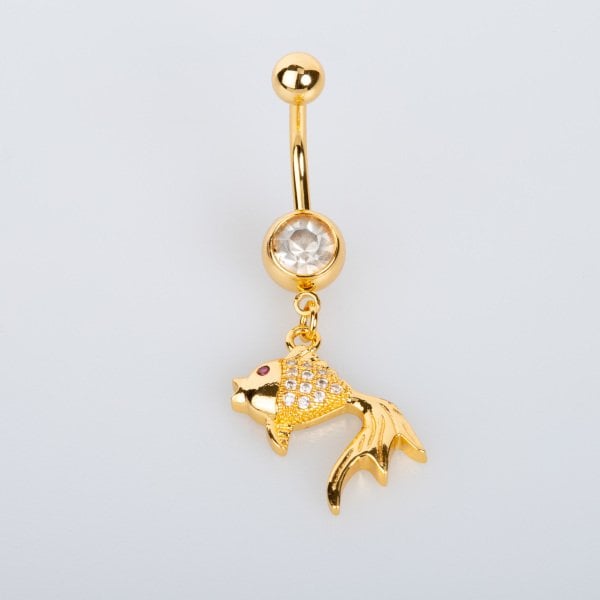 Piercing Göbek Balık