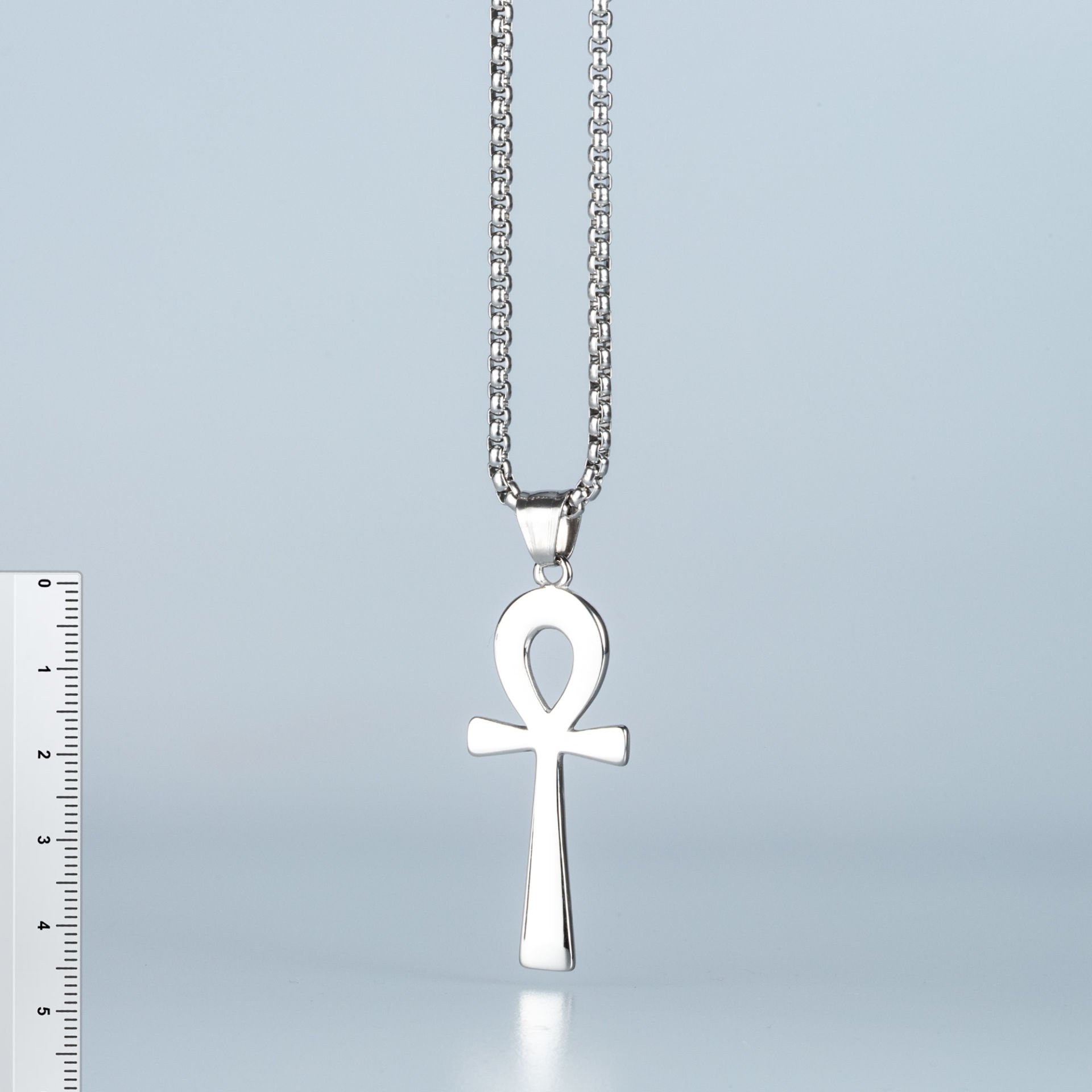 Çelik Kolye ANKH Antik Mısır Sembolü