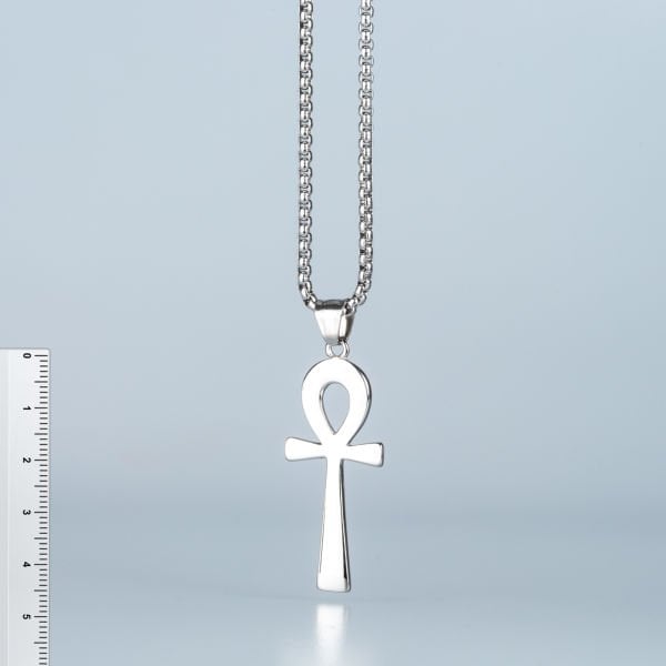 Çelik Kolye ANKH Antik Mısır Sembolü