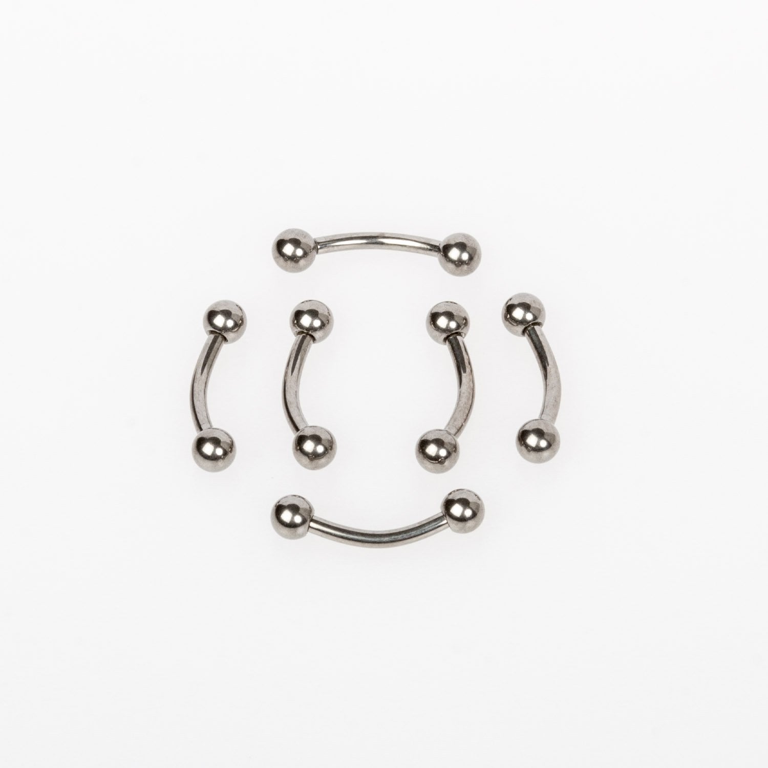 Piercing Titanyum Kaş İlk Delim Boy: 1.2x10x3mm