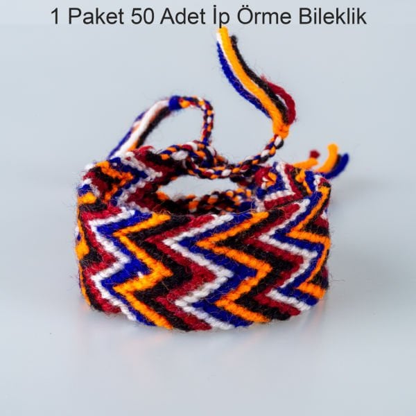 İp Bileklik 1 Paket 50 Adet