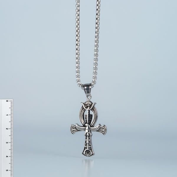 Steel Necklace ANKH Ancient Egyptian Symbol