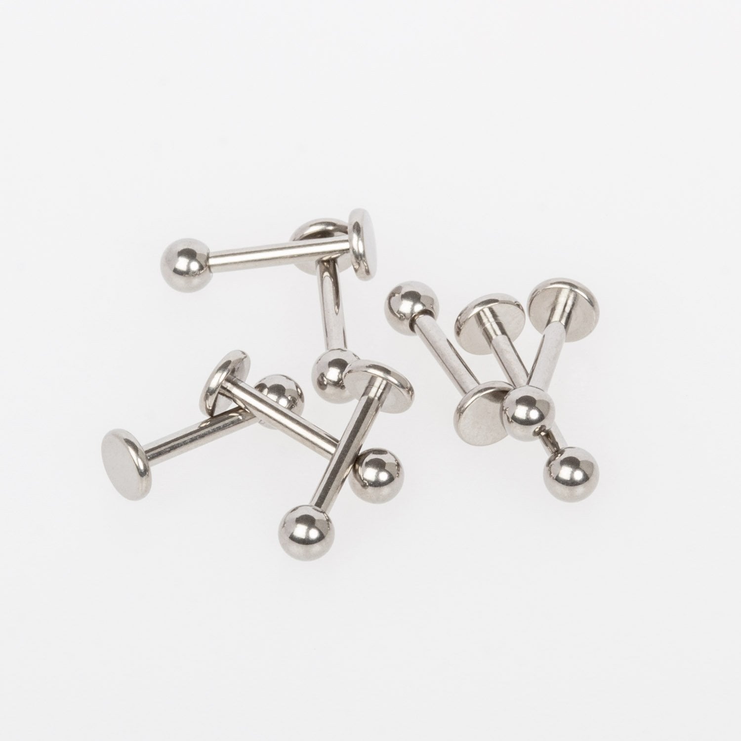 Piercing Titanyum Labret İlk Delim Boy: 1.2x10x3mm