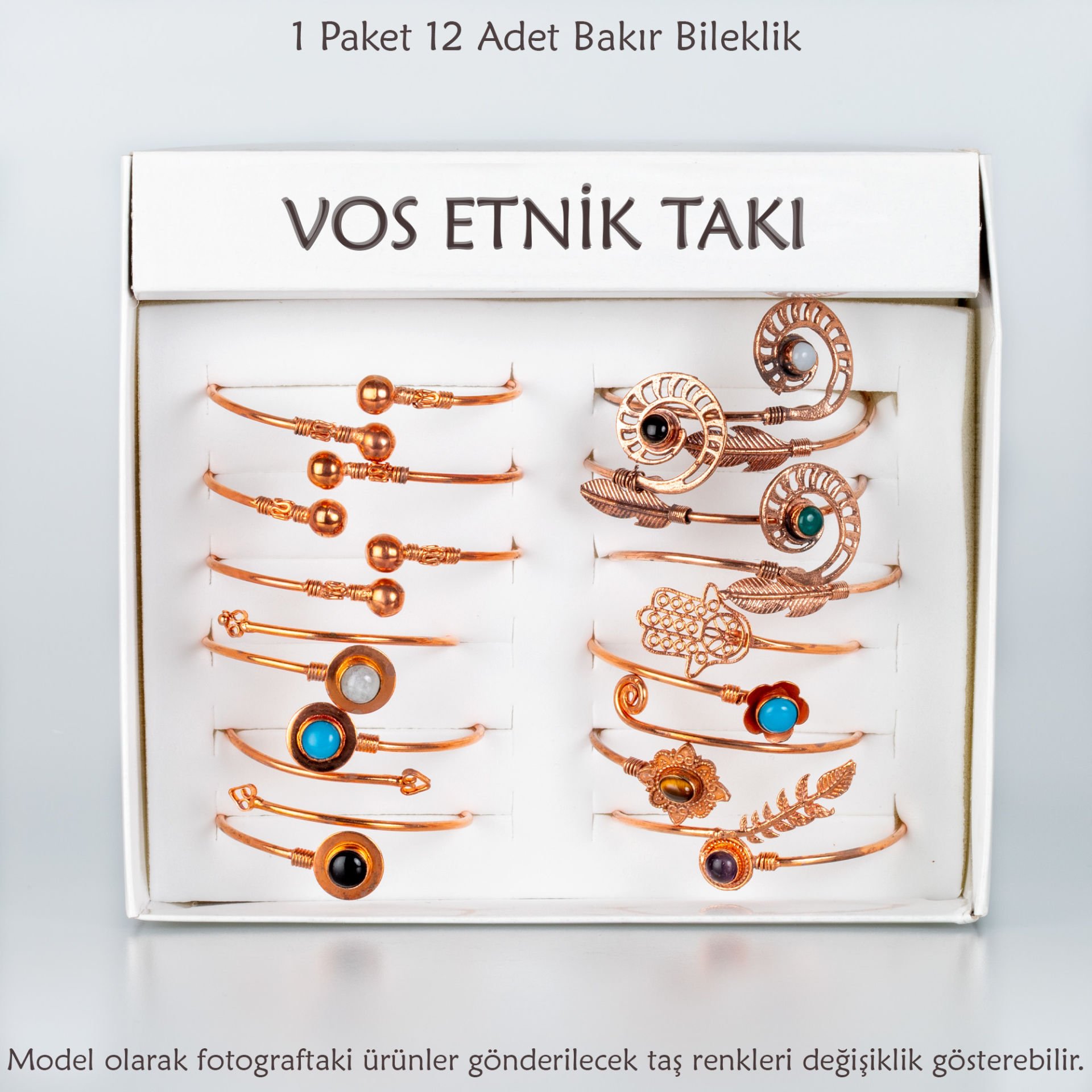 Copper Bracelet Package 12 Pieces