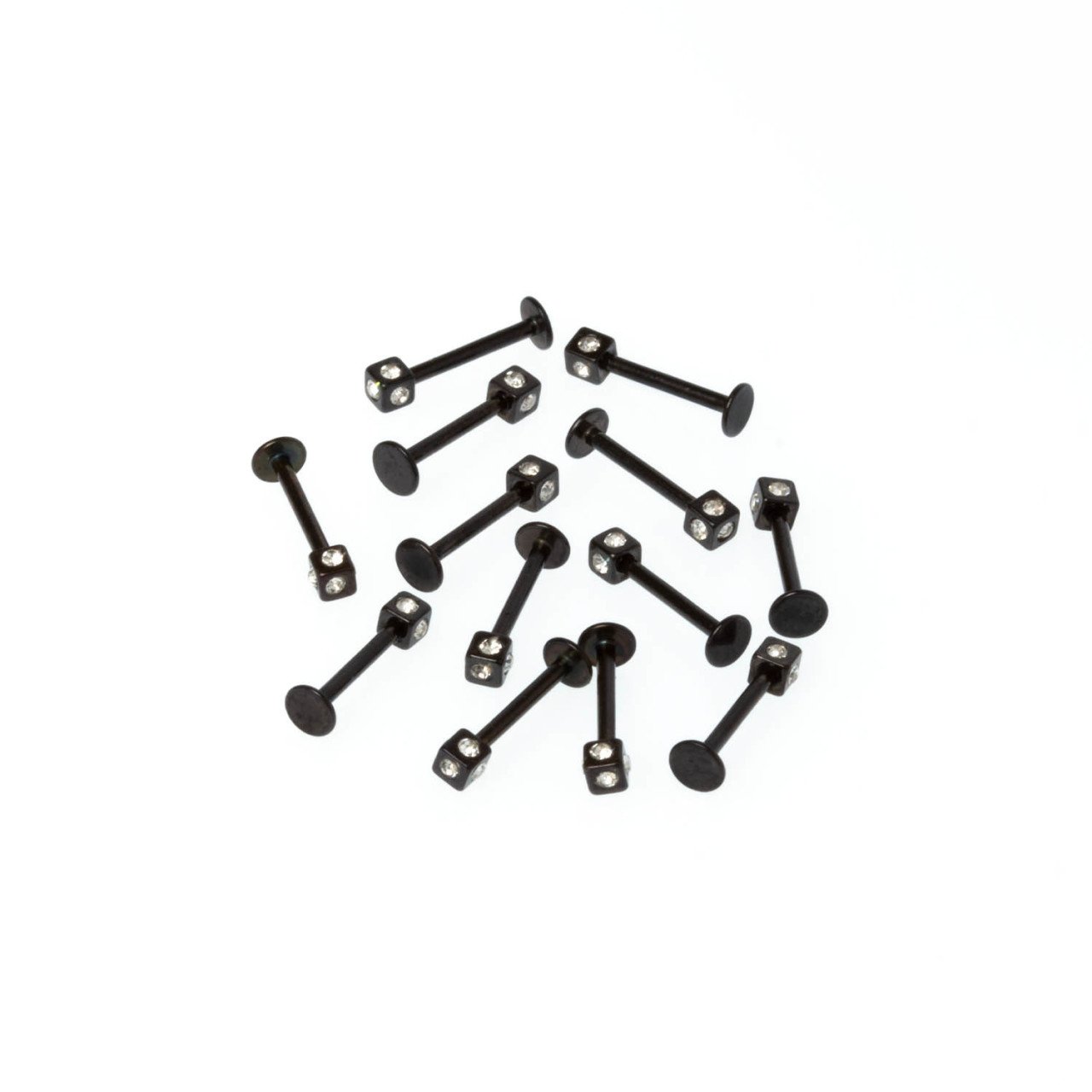 Piercing Labret 3mm Taşlı Küp