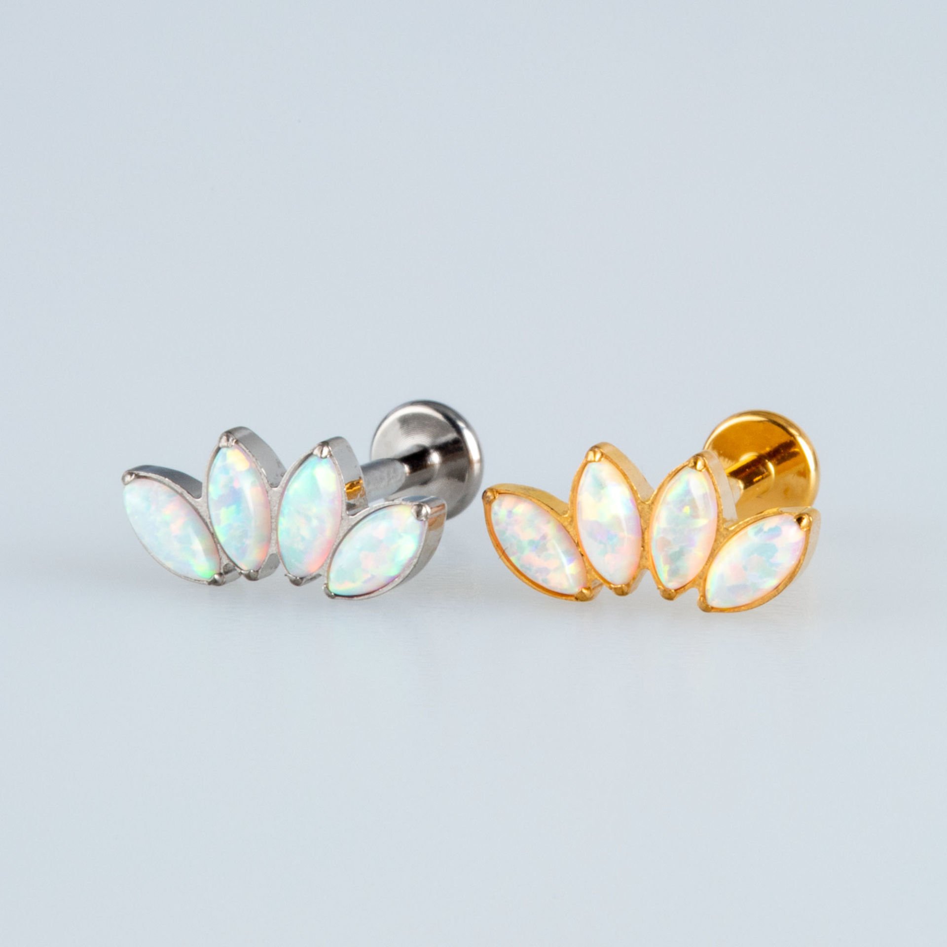 Piercing Titanium Tragus Opal Stone