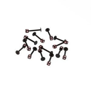 Piercing Labret 3mm Taşlı Top