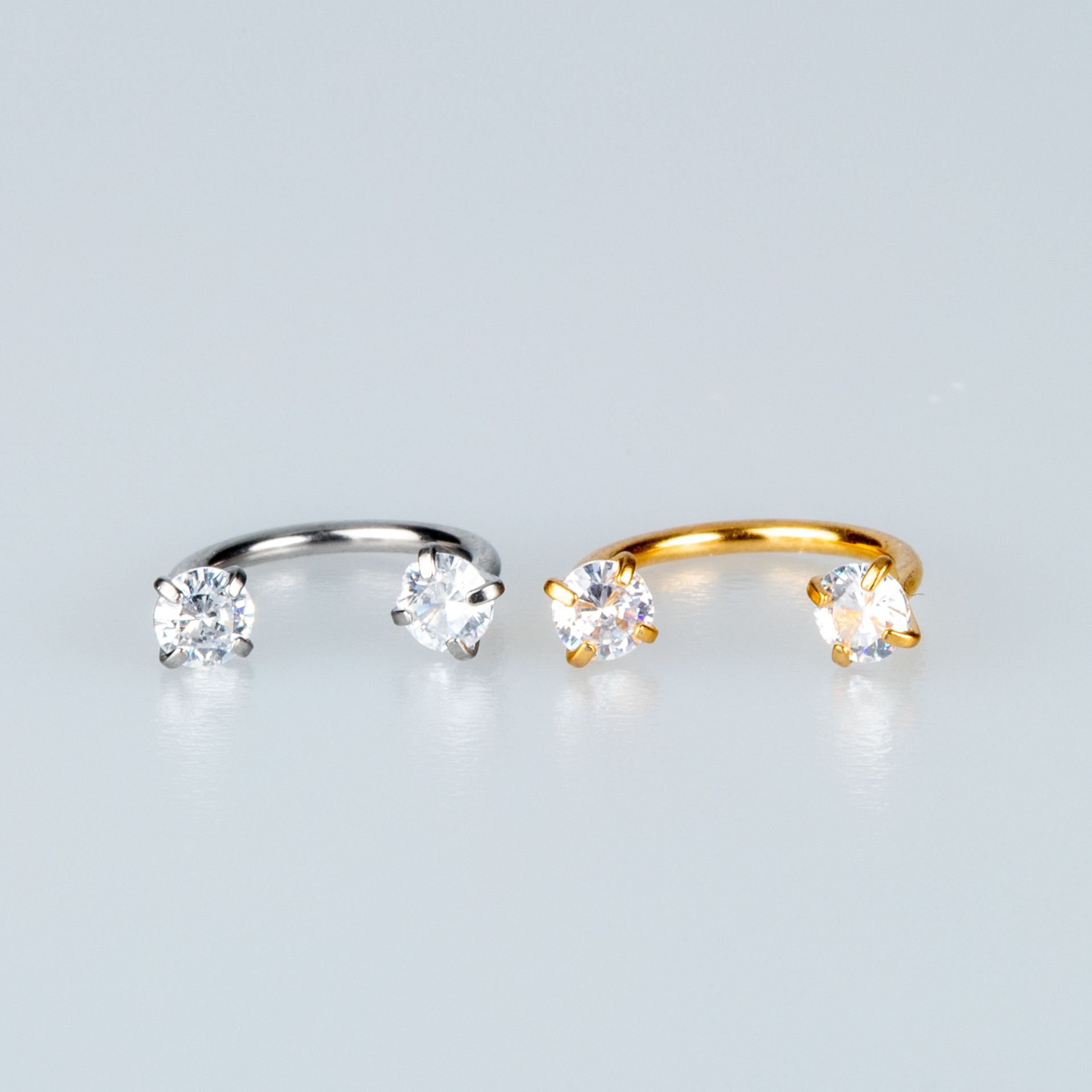 Piercing Hızma Yuvarlak Taş 3mm Kalınlık 1mm
