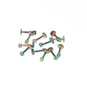 Piercing Labret 3mm Taşlı Top