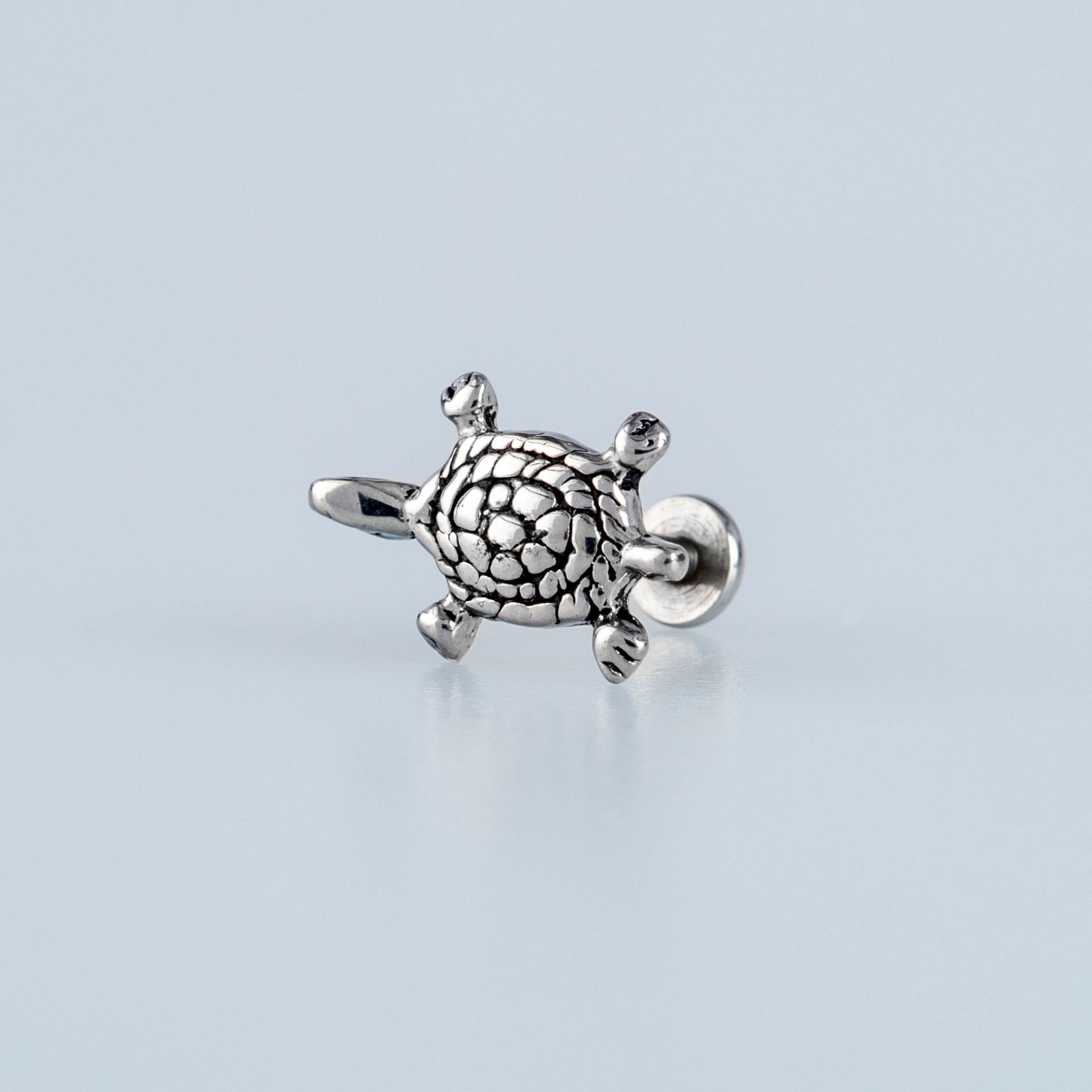 Piercing Çelik Tragus Kablumbağa
