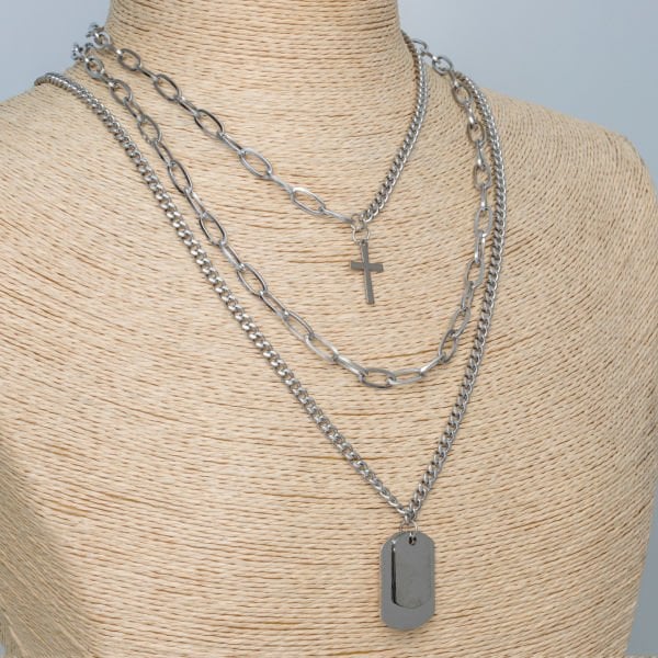 الصلب قلادة بصمة الصليب