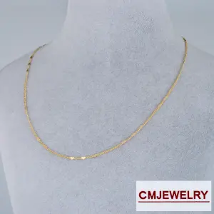 CM Jewelry 14K Zincir Kolye Kalp