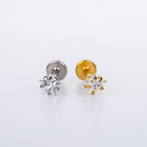 Piercing Labret Star Stone