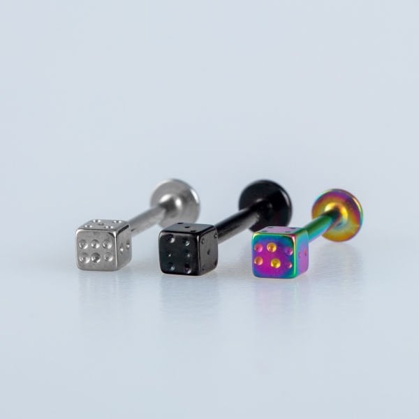 Piercing Çelik Tragus 3mm Zar