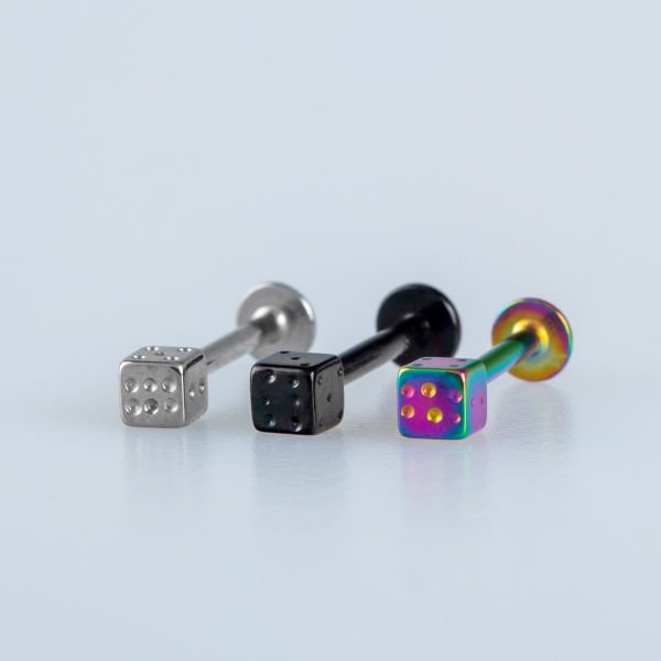 Piercing Çelik Tragus 3mm Zar
