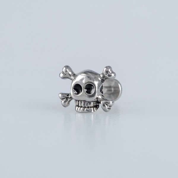 Piercing Steel Tragus Skull