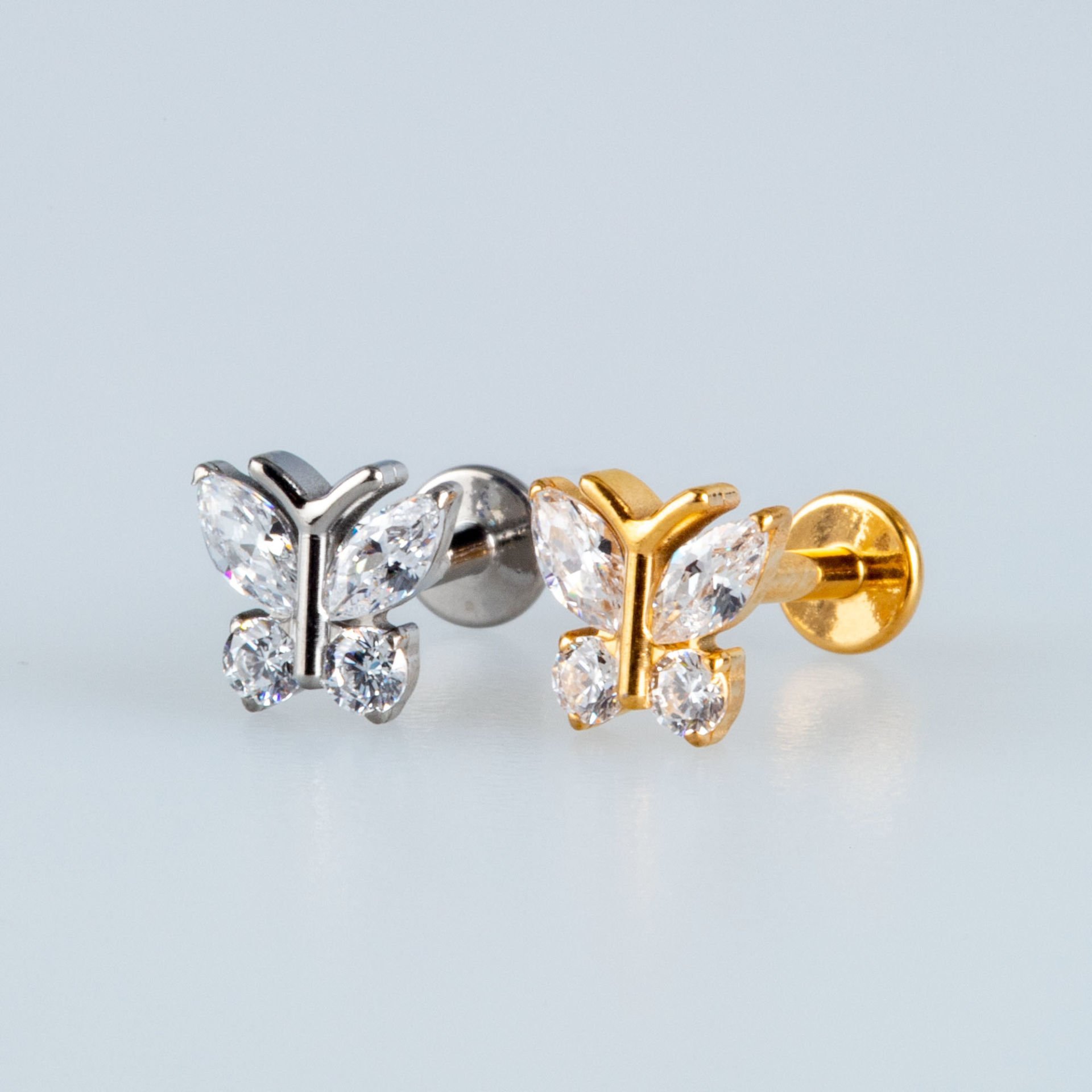 Piercing Titanyum Tragus Kelebek