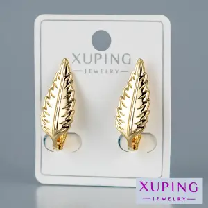 Toptan Xuping Yaprak Figürlü Küpe