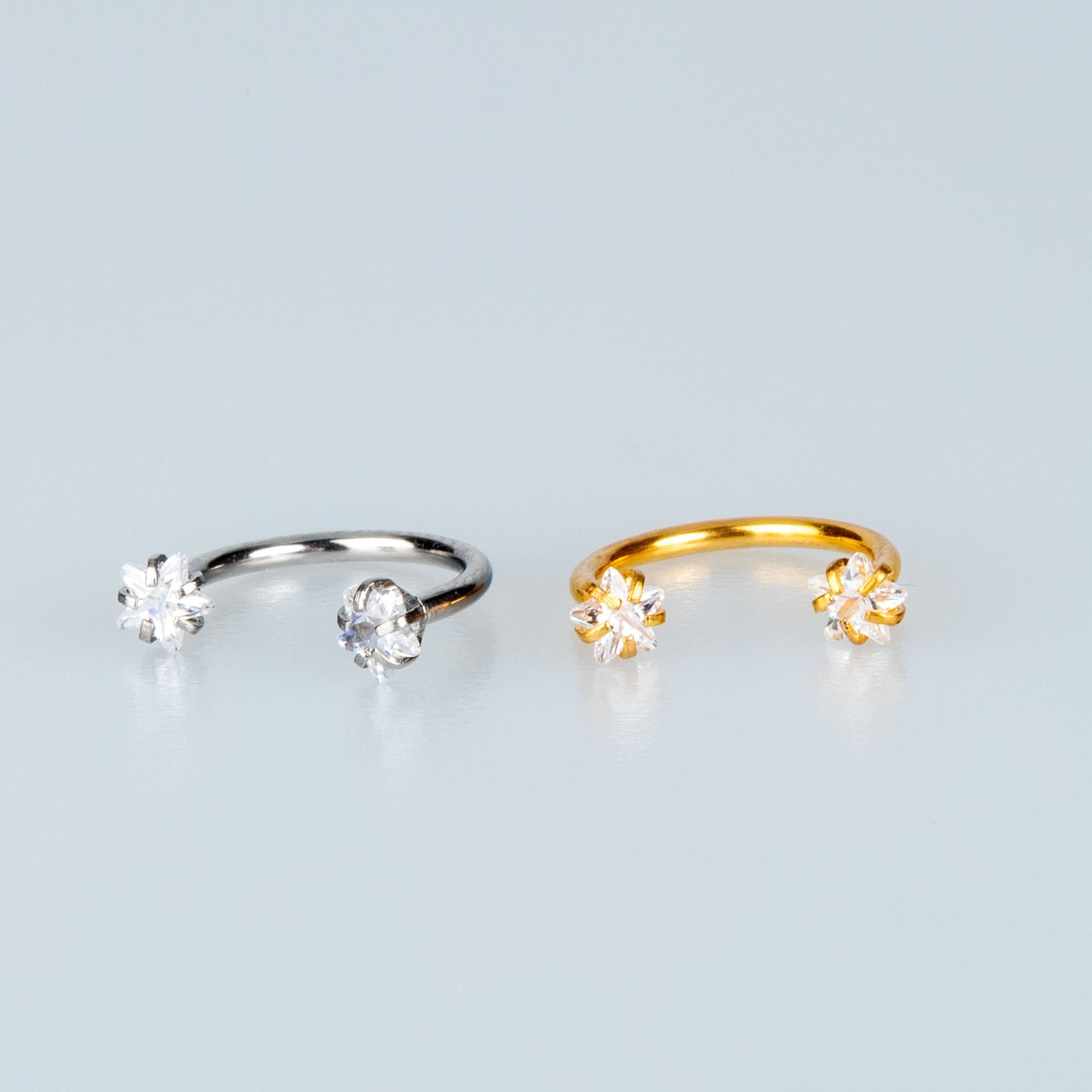 Piercing Hızma Yıldız Taş 3mm Kalınlık 1mm