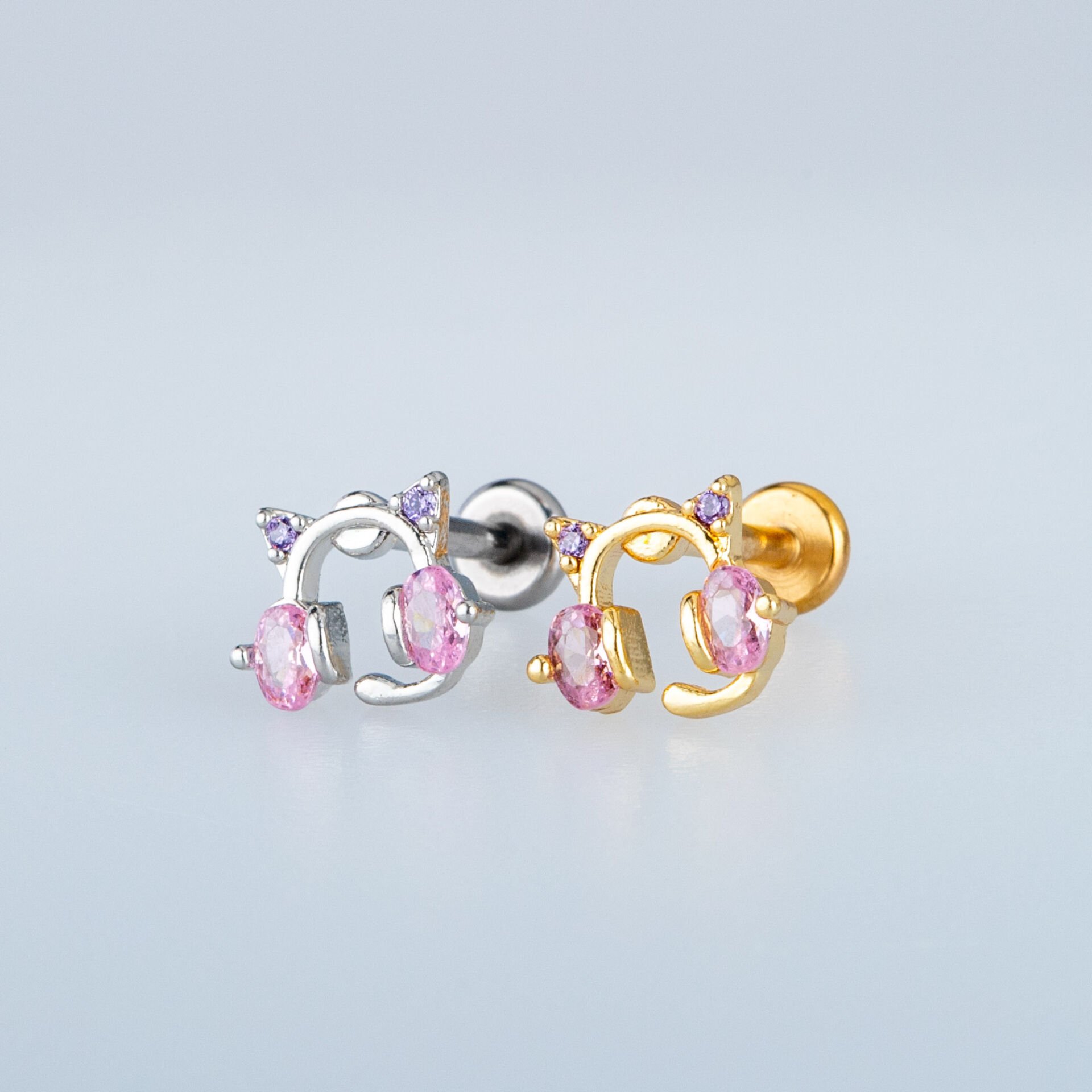 Piercing Tragus Kedi Kulaklık