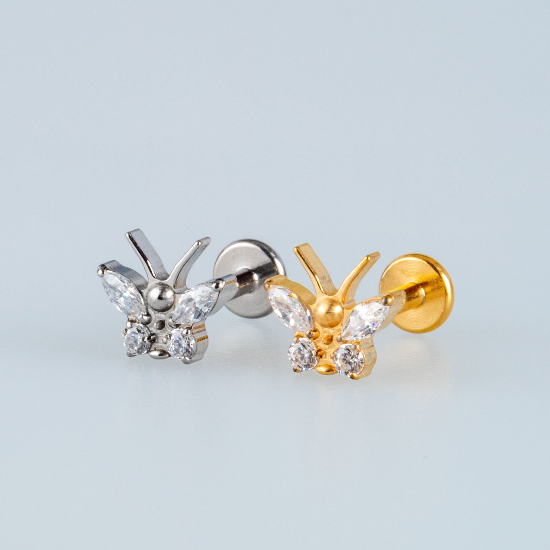 Piercing Titanyum Tragus Kelebek