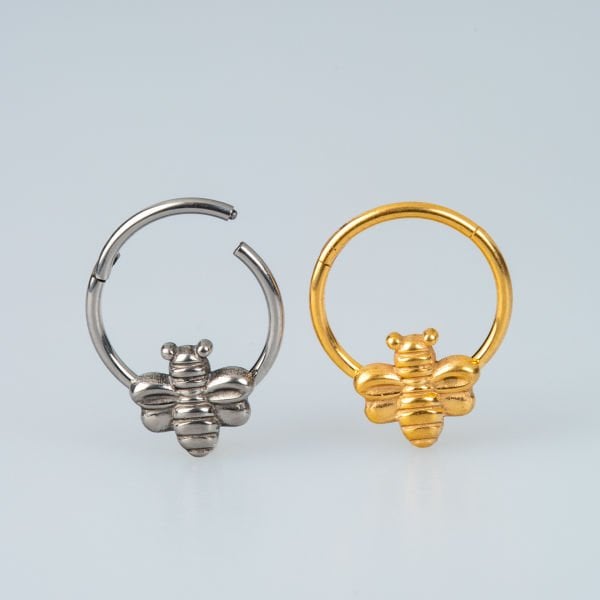 Piercing Titanium Ring Bee