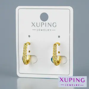 Toptan Xuping Burgu Desen Halka Küpe