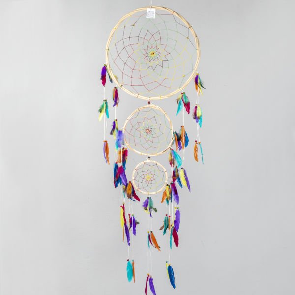 Dreamcatcher 3 قطع 2 خيارات الألوان قوس قزح