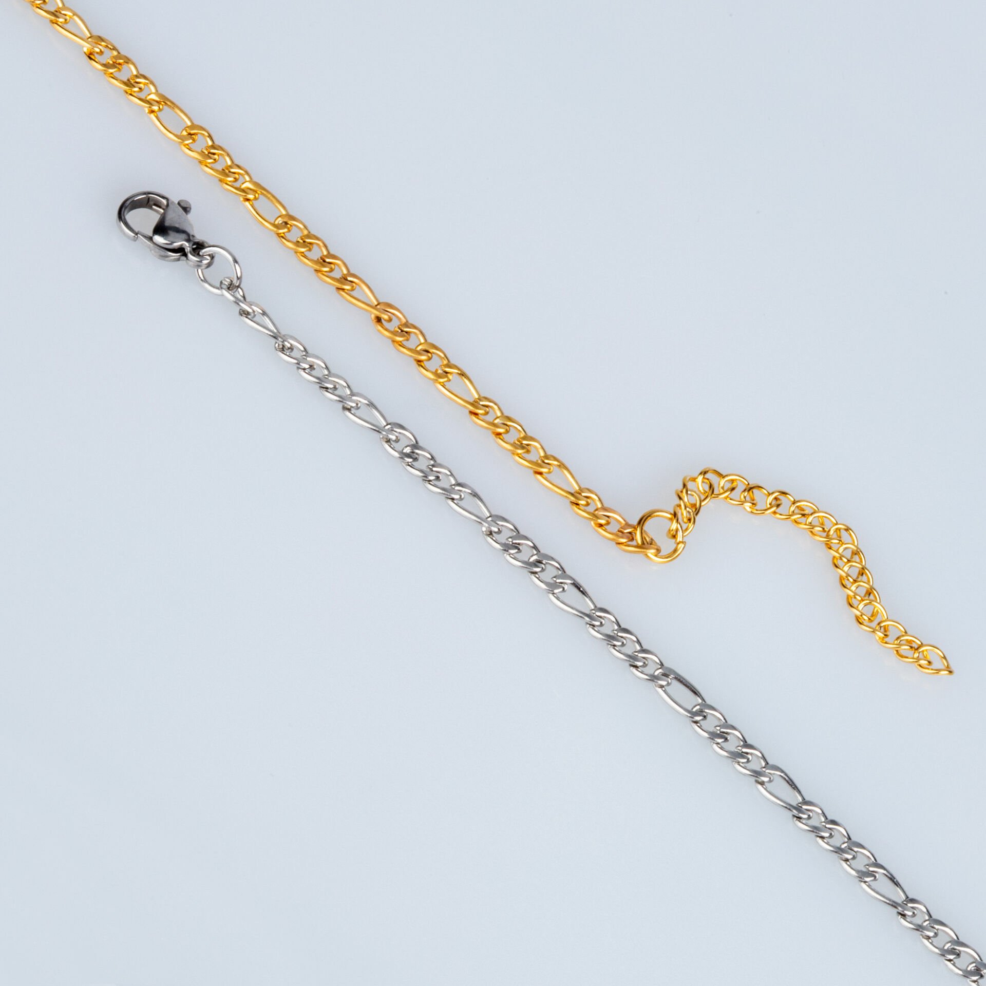 Çelik Zincir Bileklik 3mm Sarı