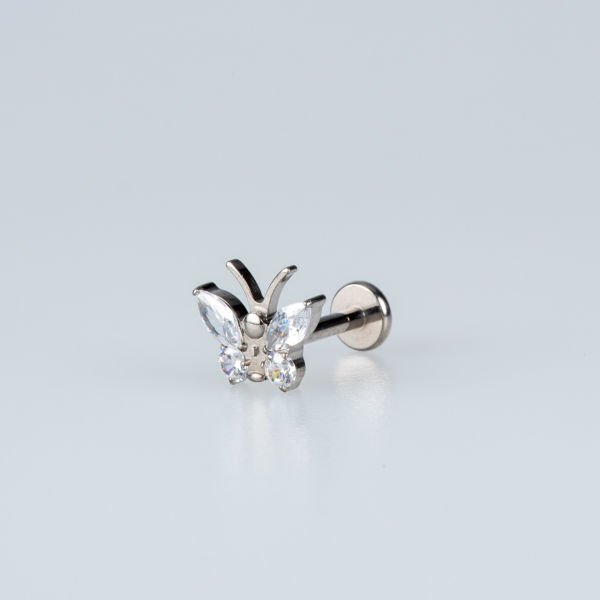 Piercing Titanyum Tragus Kelebek