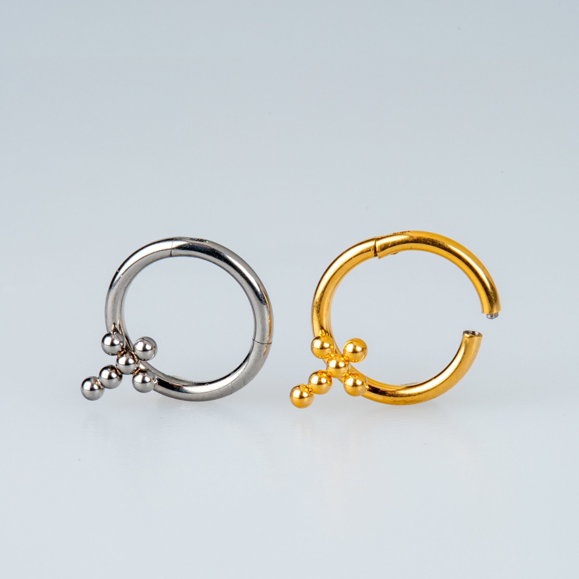 Piercing Titanyum Halka Haç