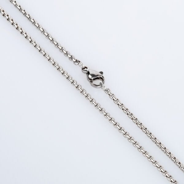 سلسال من الصلب 2 مم ابيض