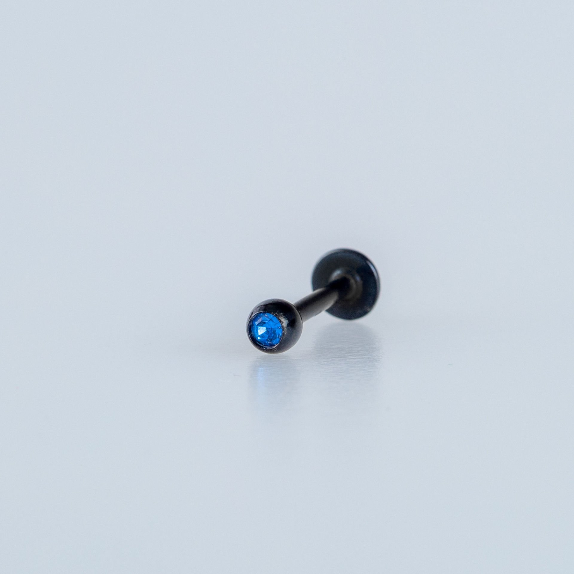 Piercing Labret 3mm Taşlı Top