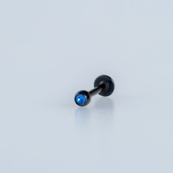 Piercing Labret 3mm Taşlı Top