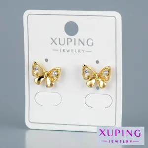 Toptan Xuping Pimli Kelebek Küpe