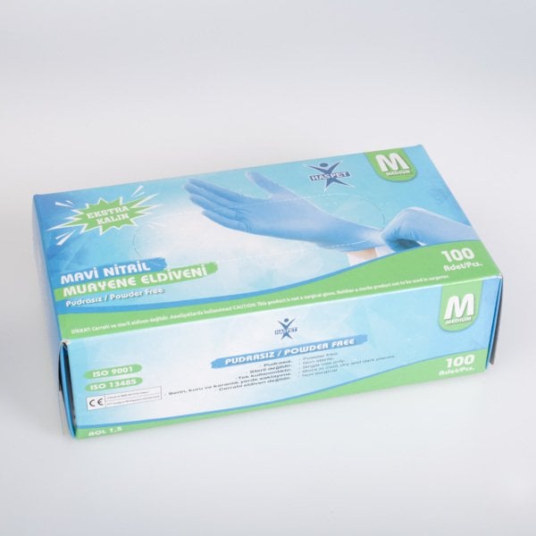 Gloves Nitrile Powder Free Blue