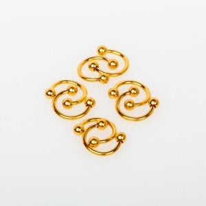 ثقب ثقب التيتانيوم الحاجز طول: 1.2x8x3mm