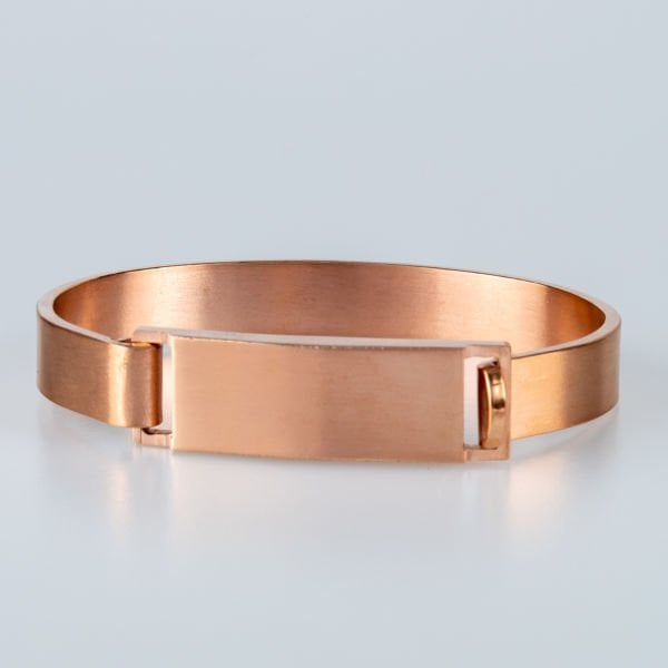 Çelik Kelepçe Bileklik Rose