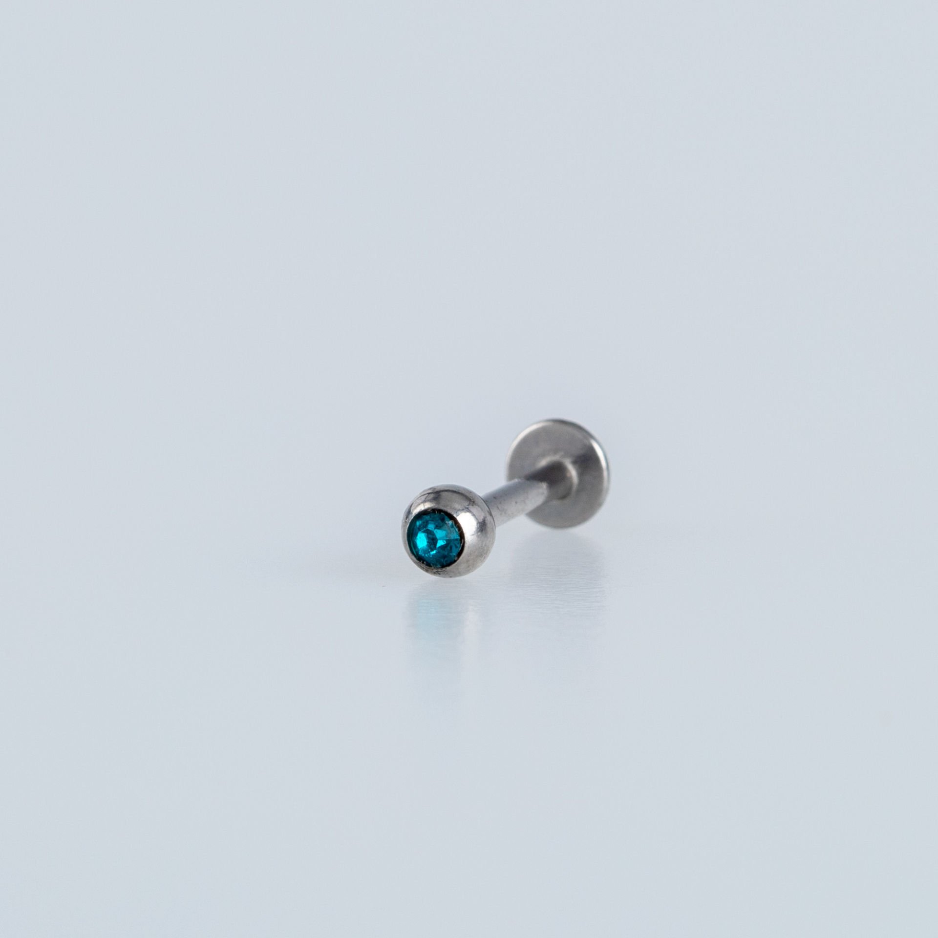 Piercing Labret 3mm Taşlı Top