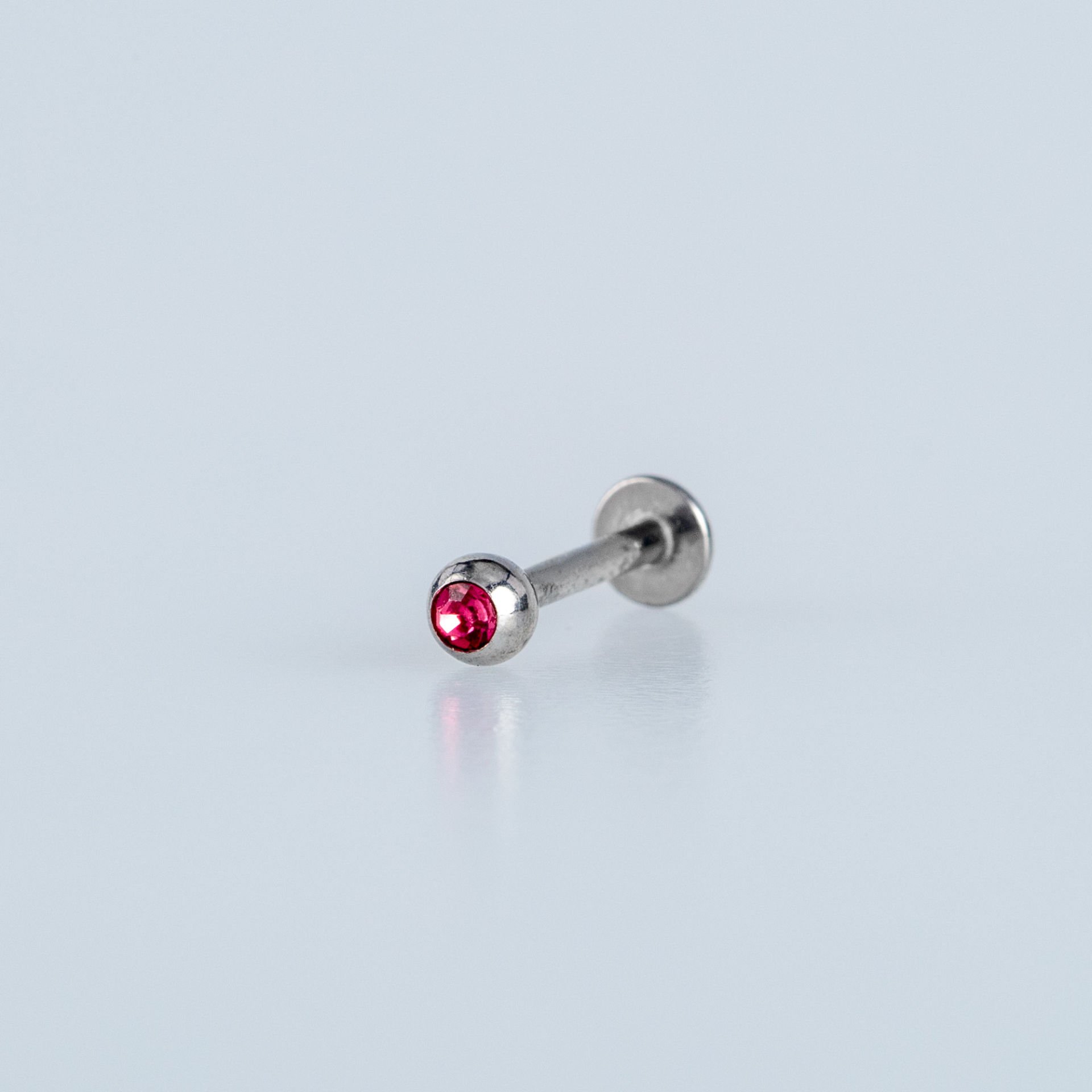 Piercing Labret 3mm Taşlı Top