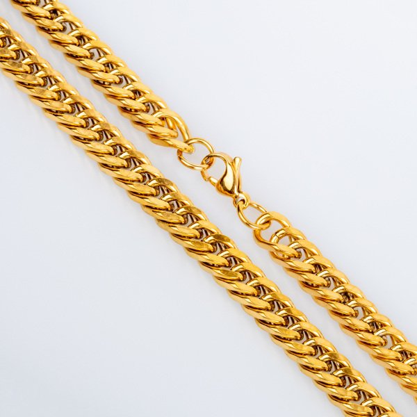 سلسال من الصلب 7.5 مم أصفر