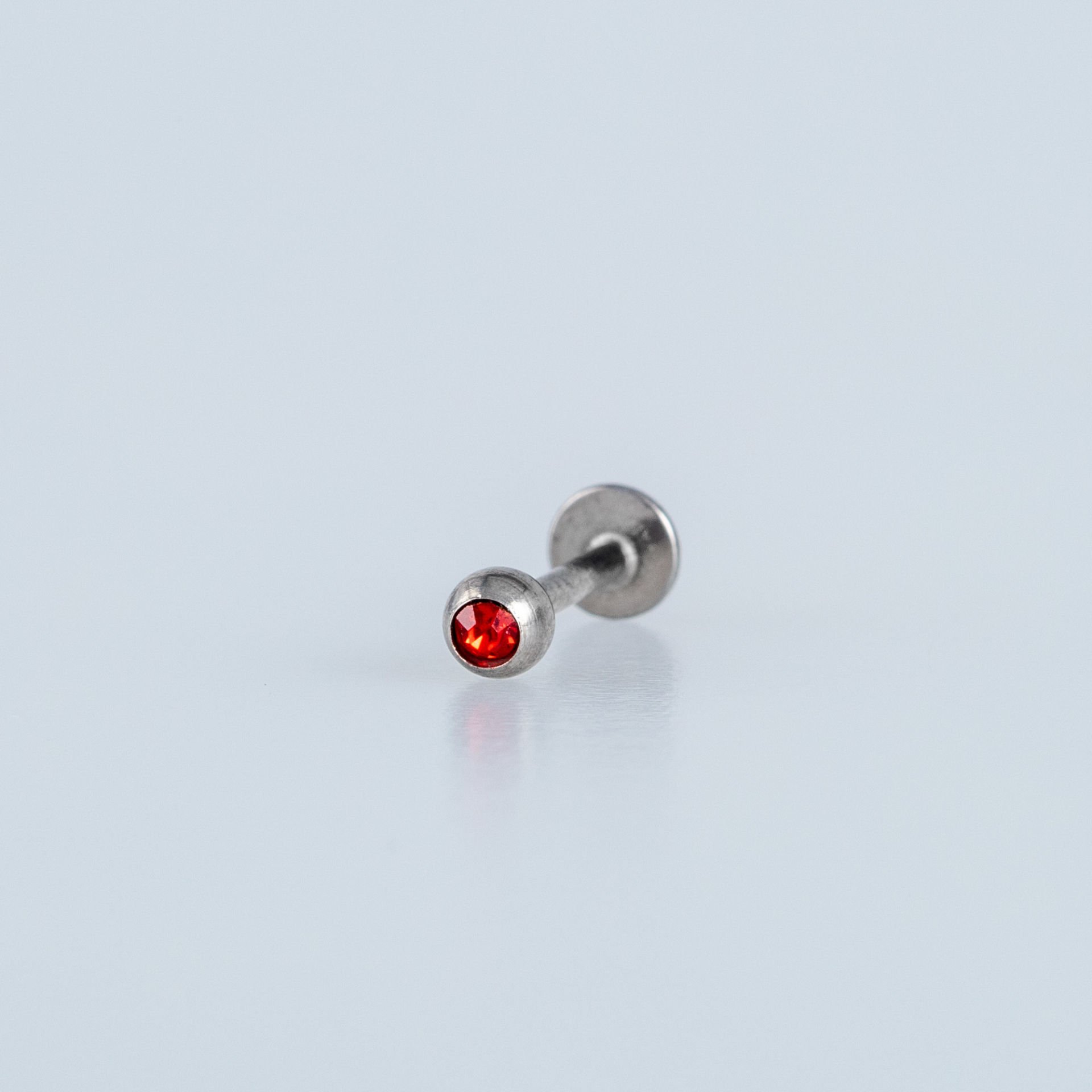 Piercing Labret 3mm Taşlı Top