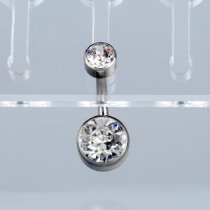Piercing Titanyum Göbek Fashion Bar Boyu 8mm