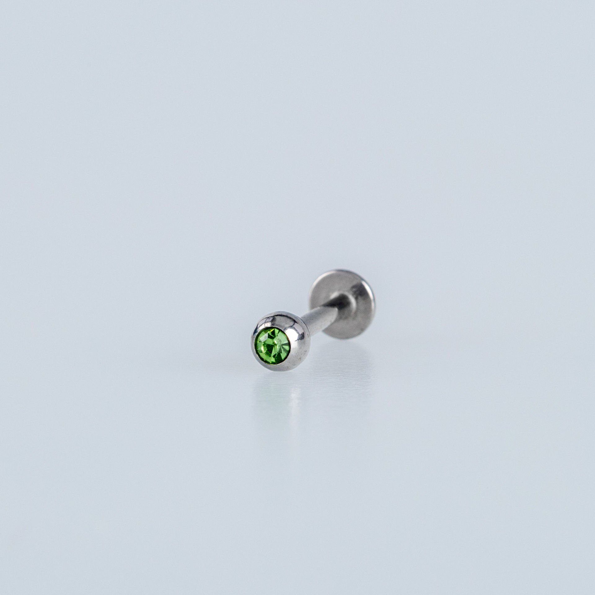Piercing Labret 3mm Taşlı Top