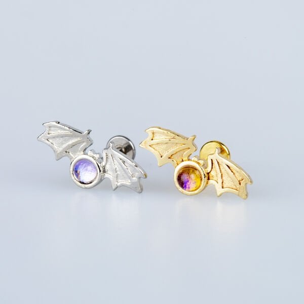 Piercing Tragus Bat Yellow